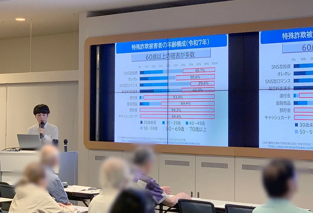 特殊詐欺被害者の年齢構成