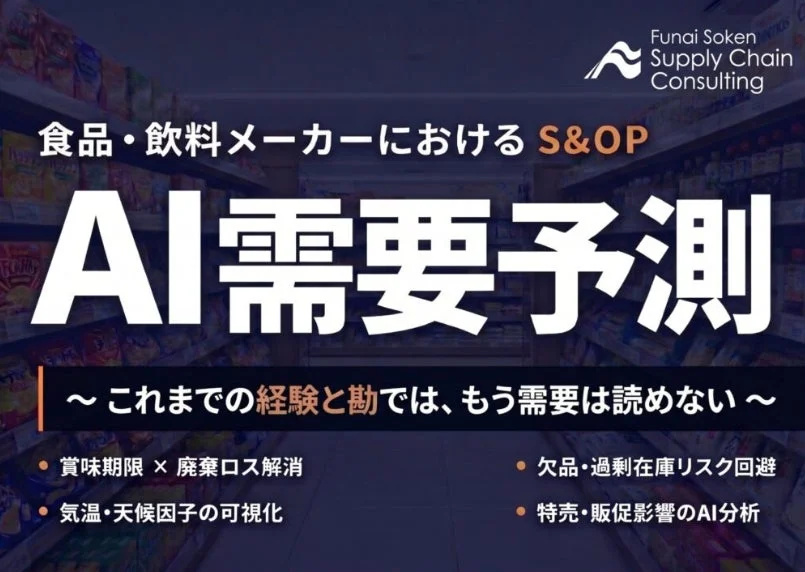 AI需要予測 -食品・飲料メーカーにおけるS＆OP-
