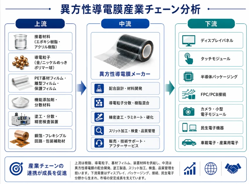 異方性導電膜産業チェーン分析
