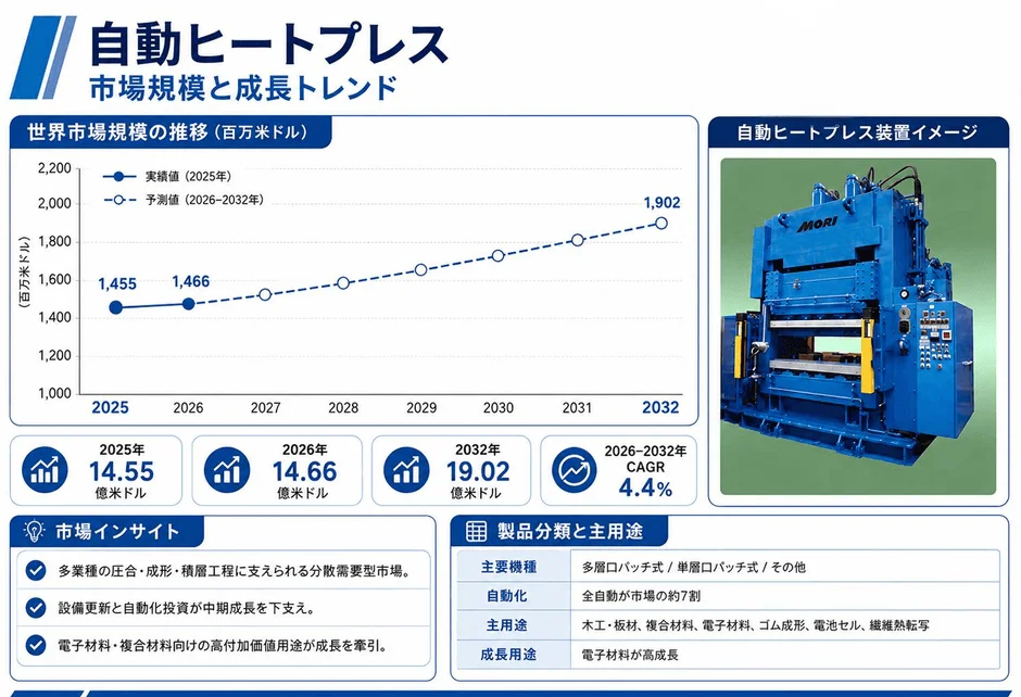 自動ヒートプレス市場規模と成長トレンド