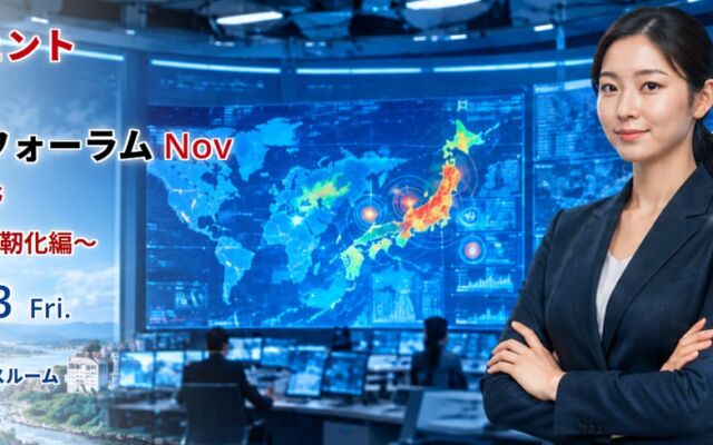 分散する防災データをAIエージェントでつなぐ　AIデータ社が11月13日に「防災・国土強靭化編」フォーラムを開催